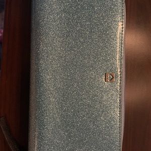 Sparkle light blue Kate Spade Wallet